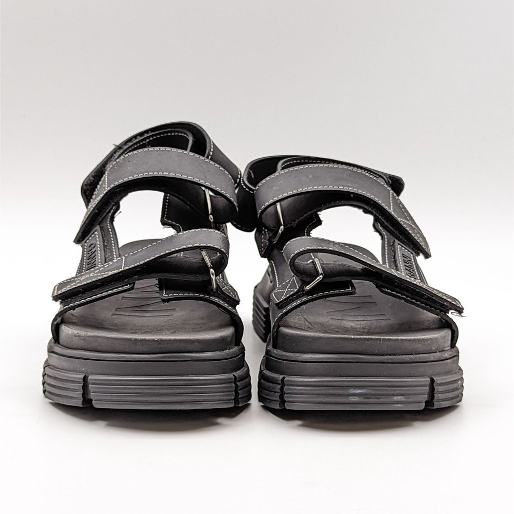 Ganni Women Recycled Black Rubber City Sandals Size 8 US 38 EUR - Picture 10 of 10